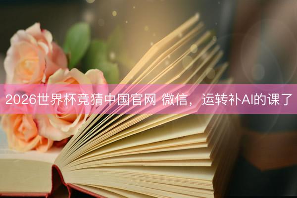2026世界杯竞猜中国官网 微信，运转补AI的课了