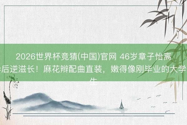 2026世界杯竞猜(中国)官网 46岁章子怡离异后逆滋长！麻花辫配曲直装，嫩得像刚毕业的大学生